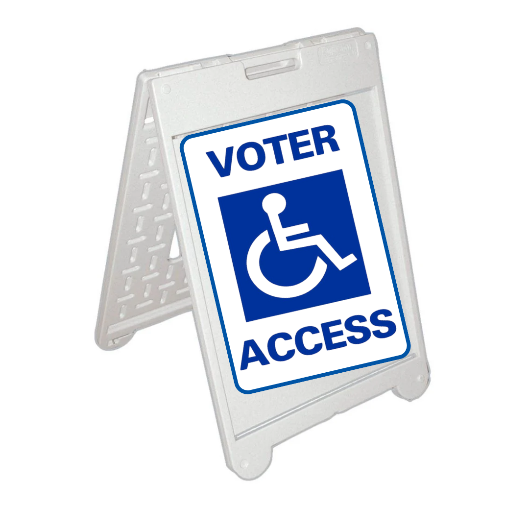 VOTER ACCESS Medium A-Frame Sign (SG-101C)