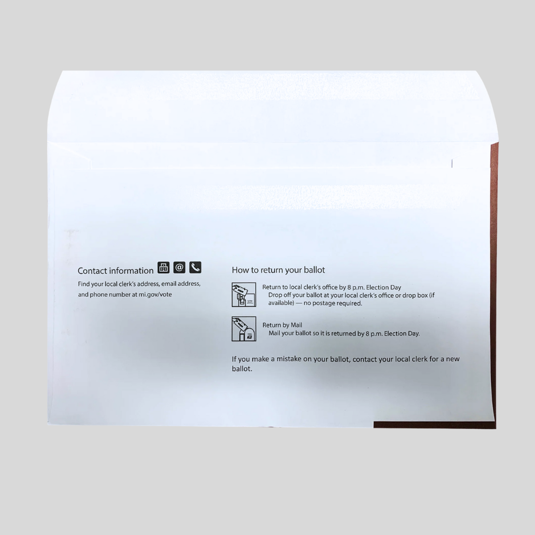 Absent Voter Outgoing Envelope - Airmail (FM-523)