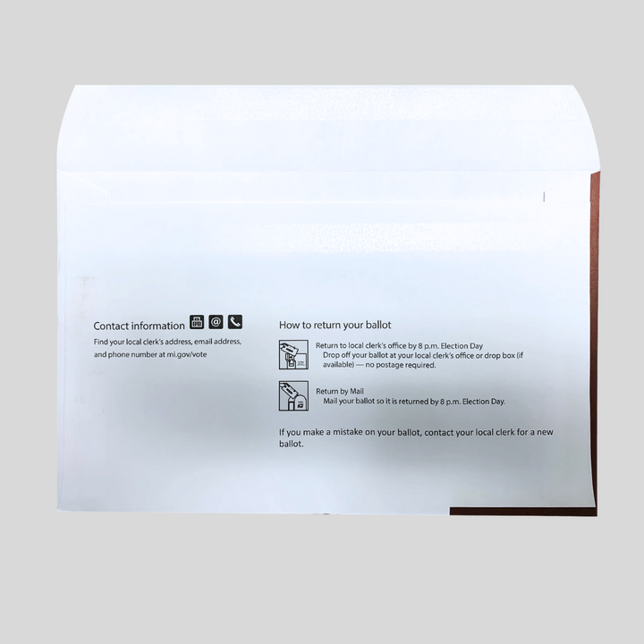 Absent Voter Outgoing Envelope - Airmail (FM-523)