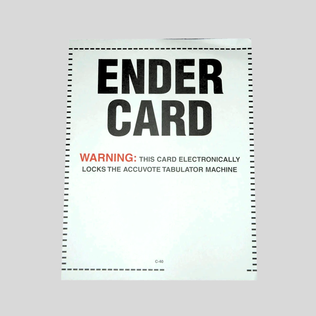 Tarjeta Ender para AccuVote®