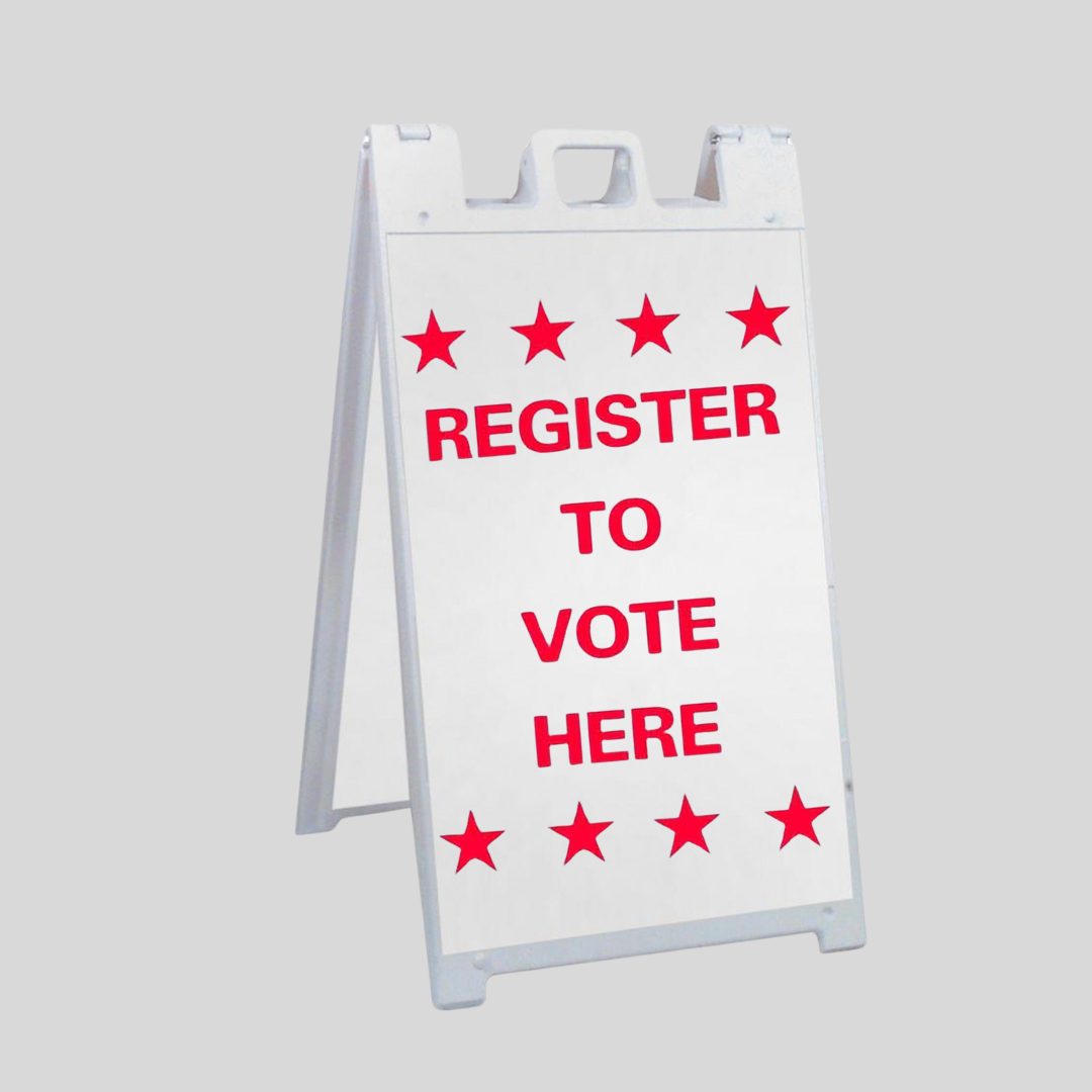 Register to Vote Here SG-211B