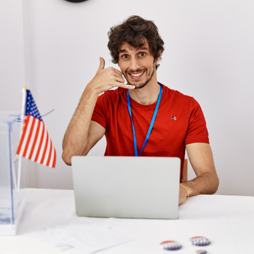 Pin de la bandera americana