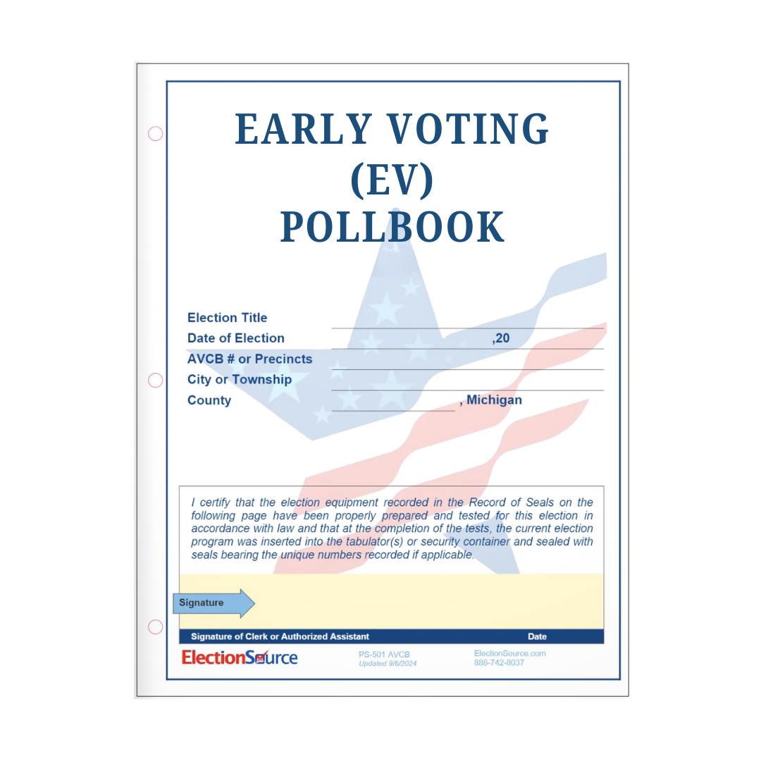 Early Voting Electronic Poll Book (PS-401 EPB EV)