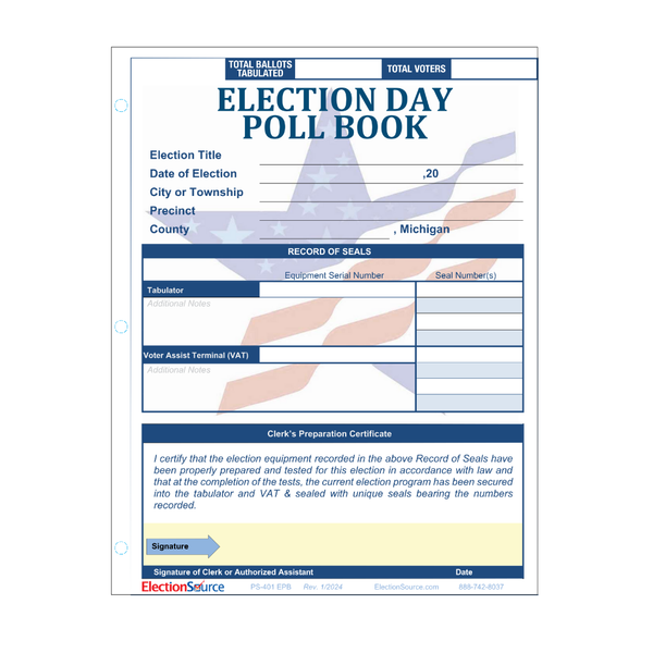 Electronic Poll Book PS-401 EPB