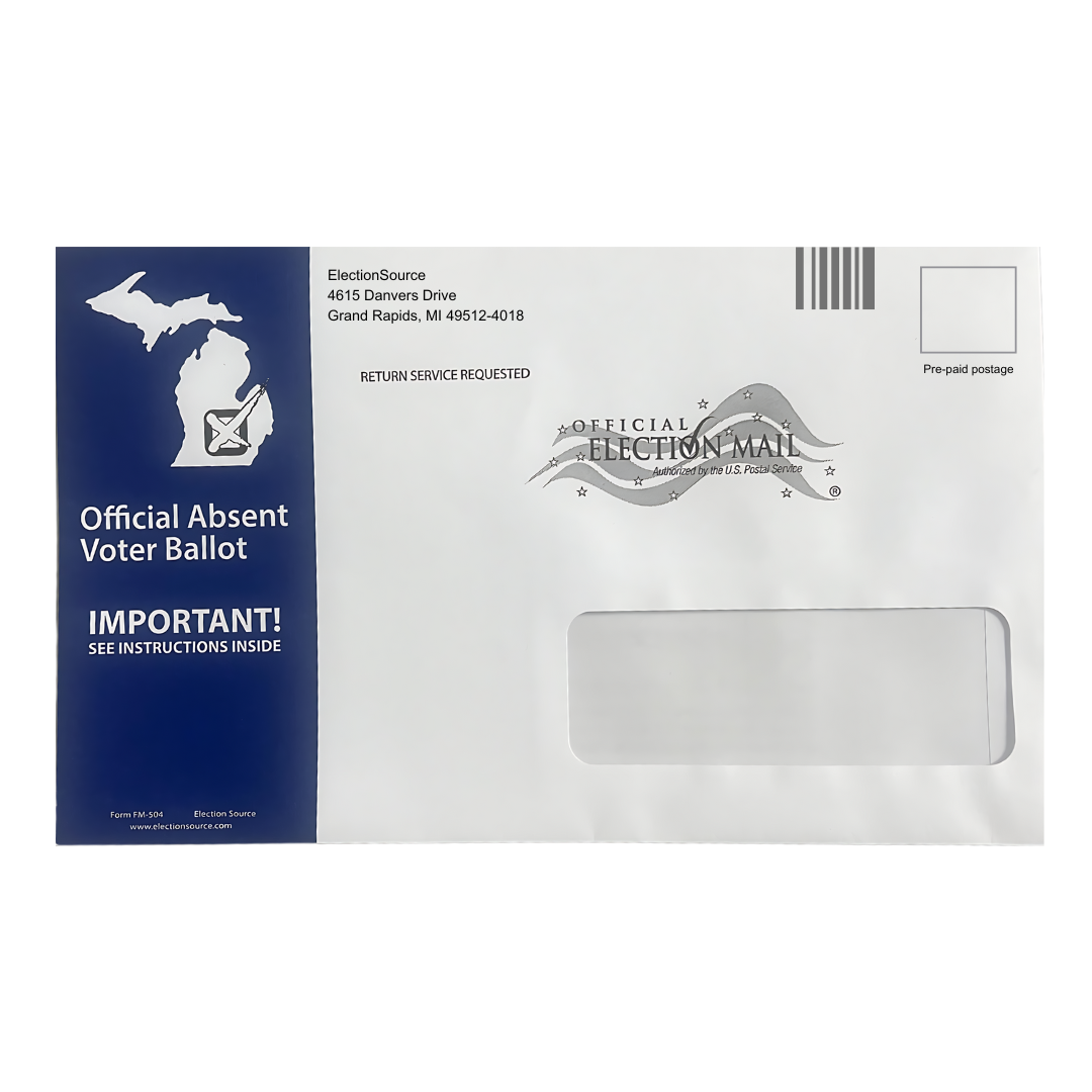 Application Envelopes Michigan Election Forms & Envelopes - ElectionSource