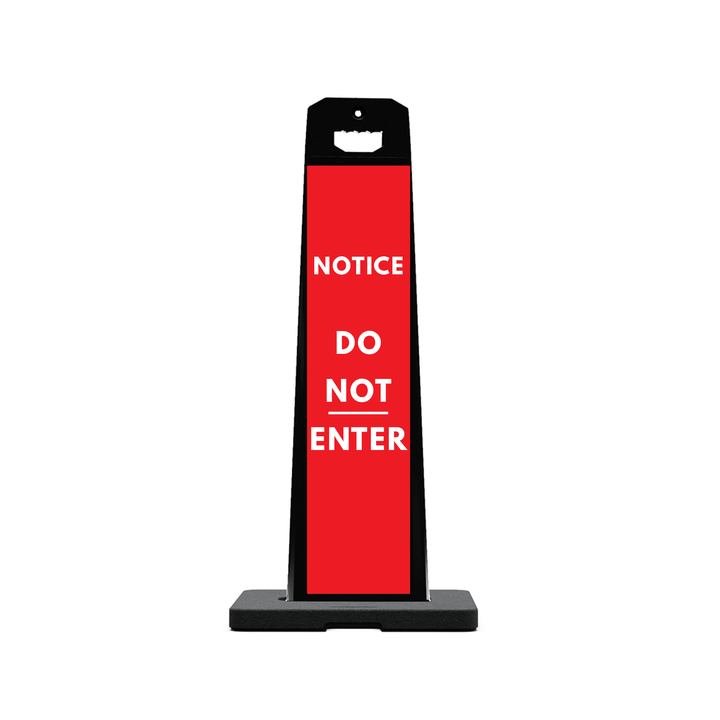 NOTICE DO NOT ENTER Plasticade Stacking Sign (SG-303N)