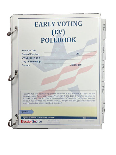 Electronic Poll Book - PS-401 EPB EV