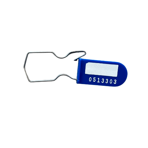 Blue Wire Hasp Padlock Seal (SE-36B)