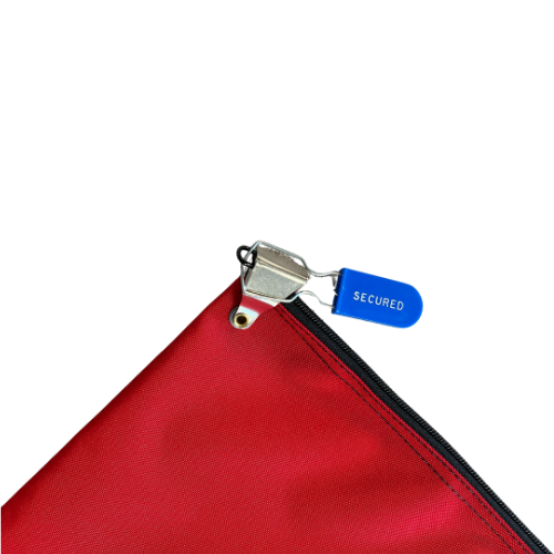 Blue Wire Hasp Padlock Seal - Scored (SE-51)
