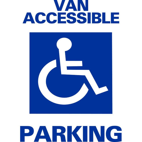 Van Accessible Parking DOUBLE SIDED SG-102A2