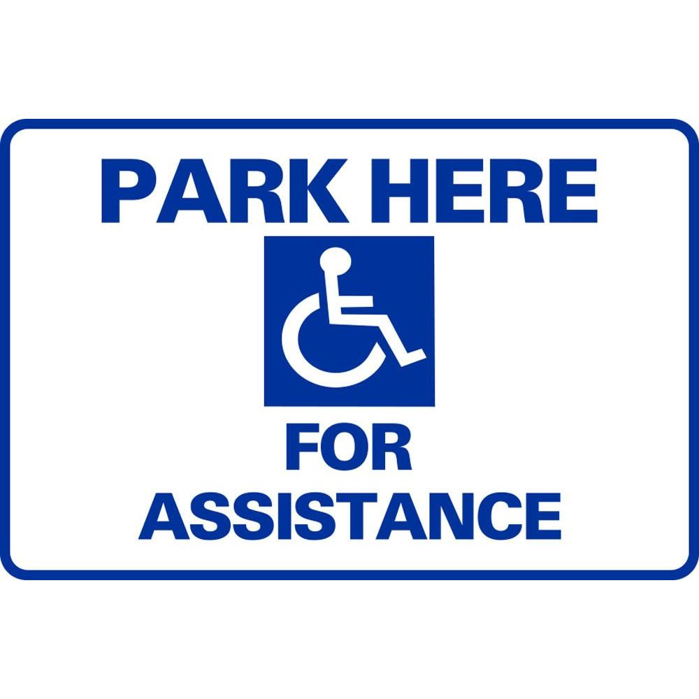 Park Here For Assistance SG-106D2