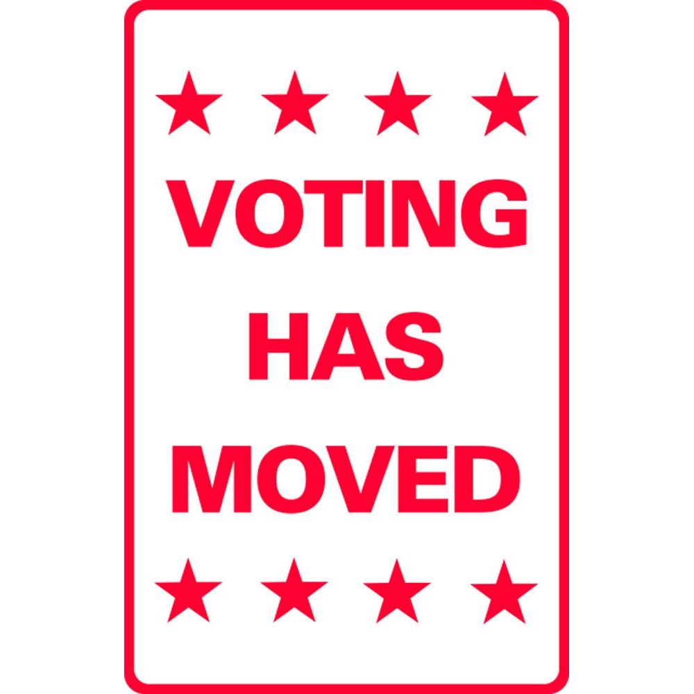 Voting Has Moved SG-206H2