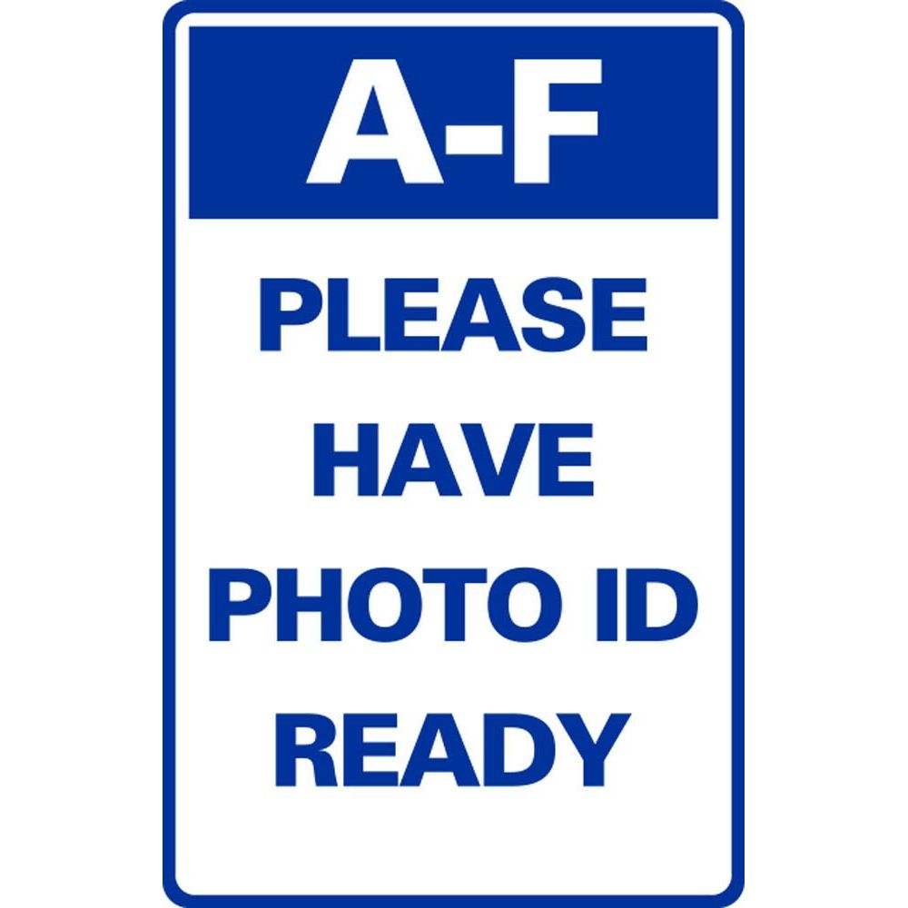 A-F PLEASE HAVE PHOTO ID READY SG-318H2
