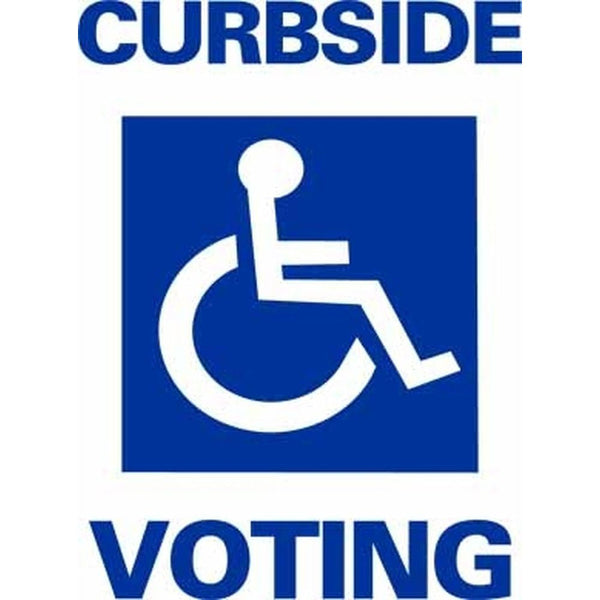 Curbside Voting DOUBLE SIDED SG-103A2