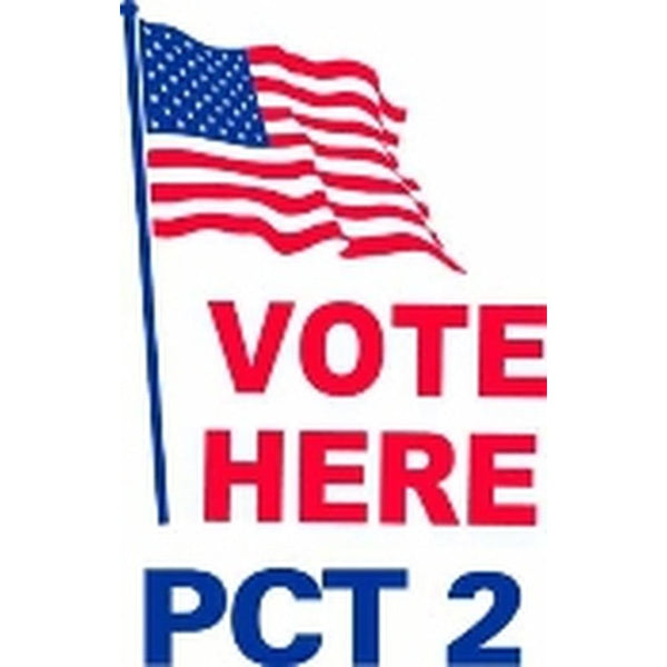 VOTE HERE PCT DOUBLE SIDED SG-202A2