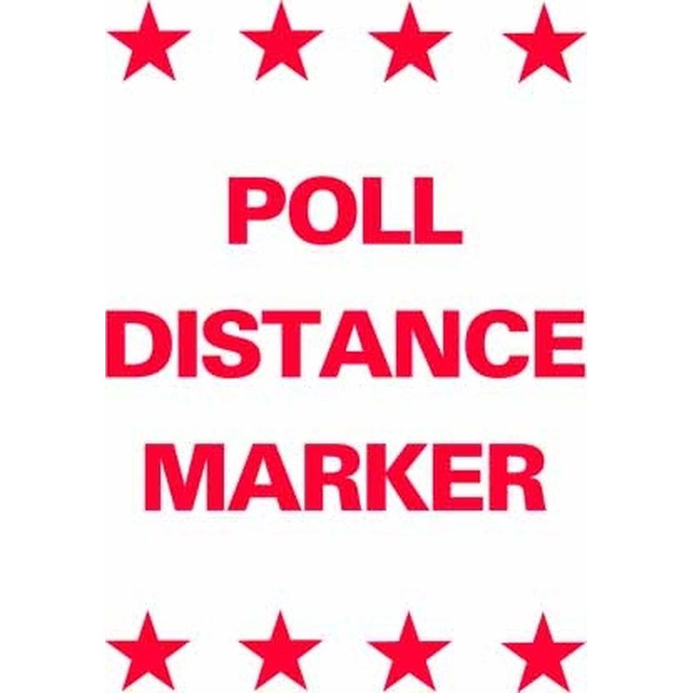 Poll Distance Marker DOUBLE SIDED SG-212A2