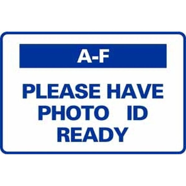 A-F PLEASE HAVE PHOTO ID READY SG-318D2