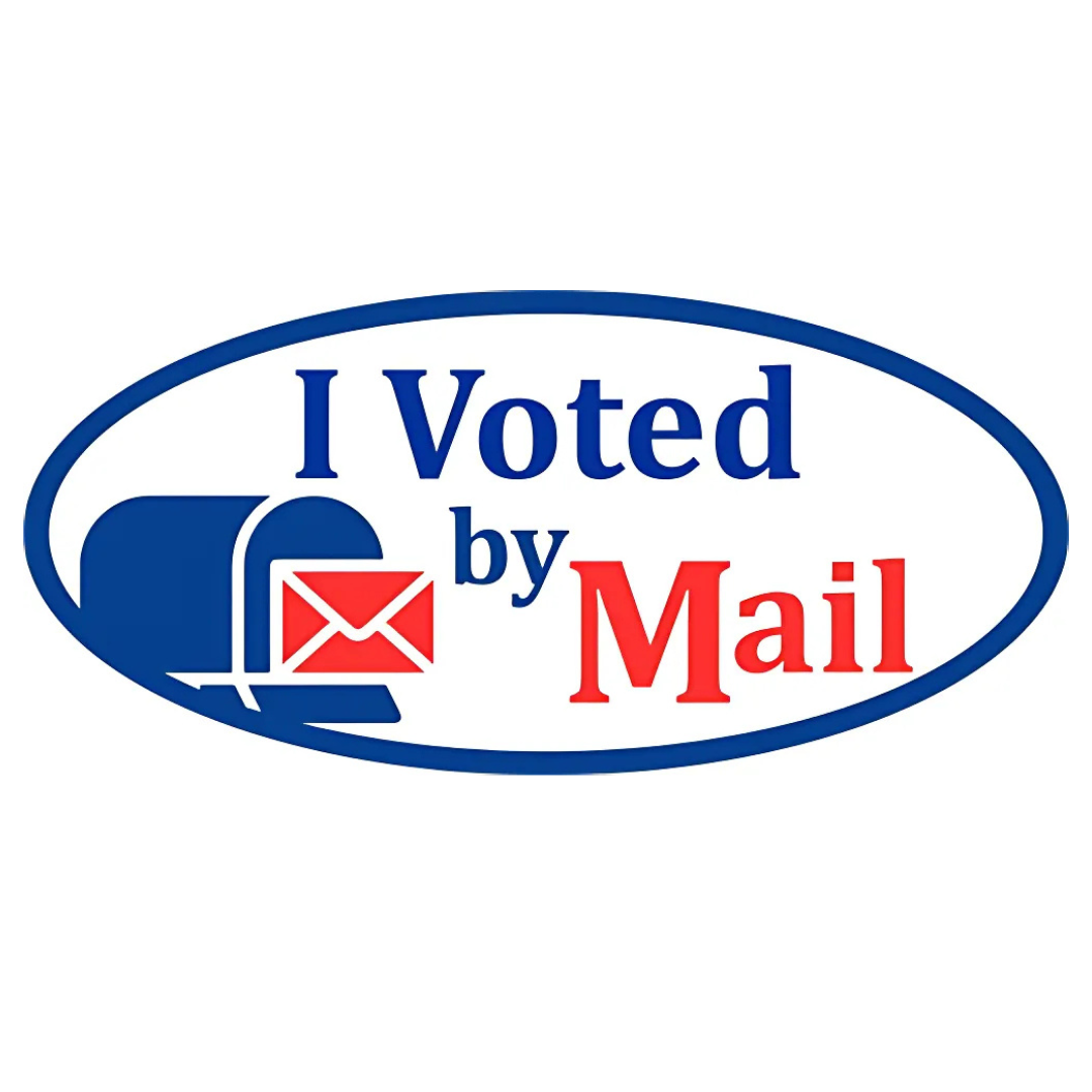 I Voted By Mail Stickers PS-117