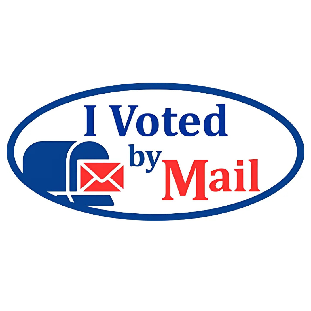 Pegatinas de "Voté por correo" (PS-117)