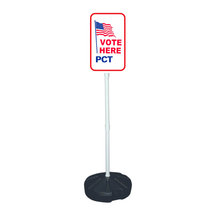VOTE HERE PCT Weightable Base Sign (SG-202H)