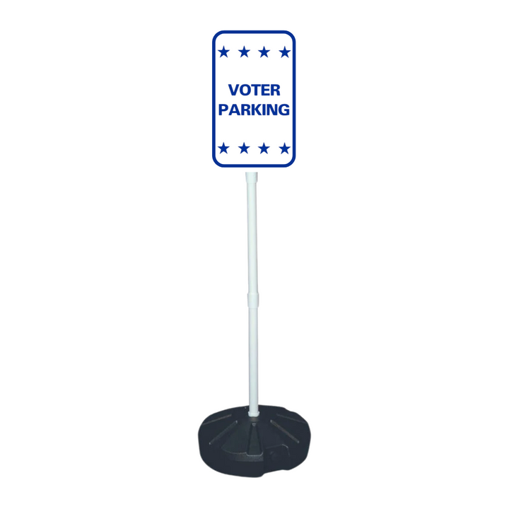 VOTER PARKING Weightable Base Sign (SG-208H)