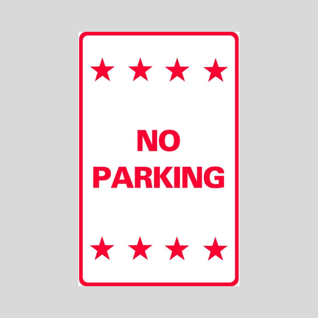 NO PARKING Medium A-Frame Sign (SG-209C)