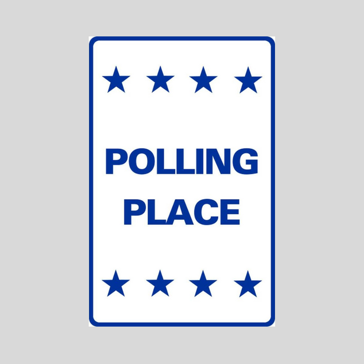 POLLING PLACE Medium A-Frame Sign (SG-213C)