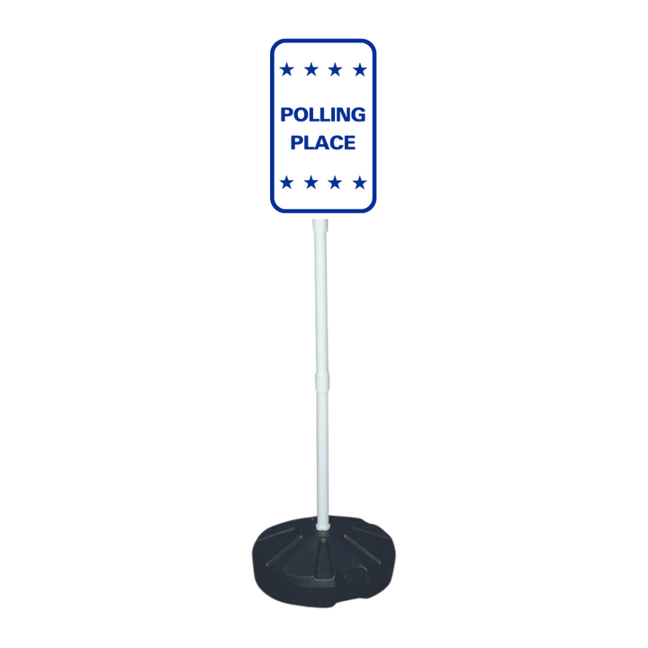 POLLING PLACE Weightable Base Sign (SG-213H)
