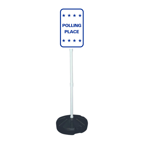 POLLING PLACE Weightable Base Sign SG-213H