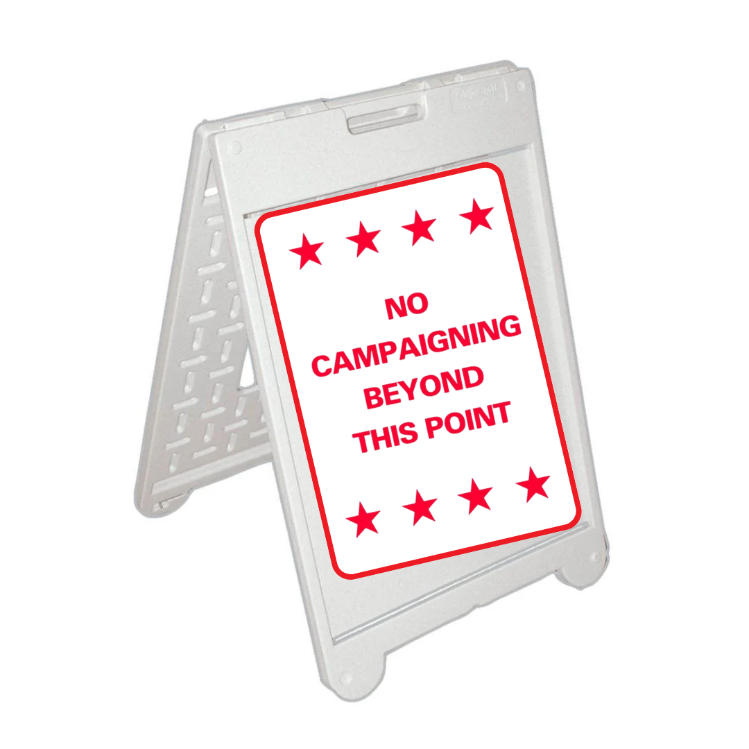 No hacer campaña más allá de este punto SG-214C