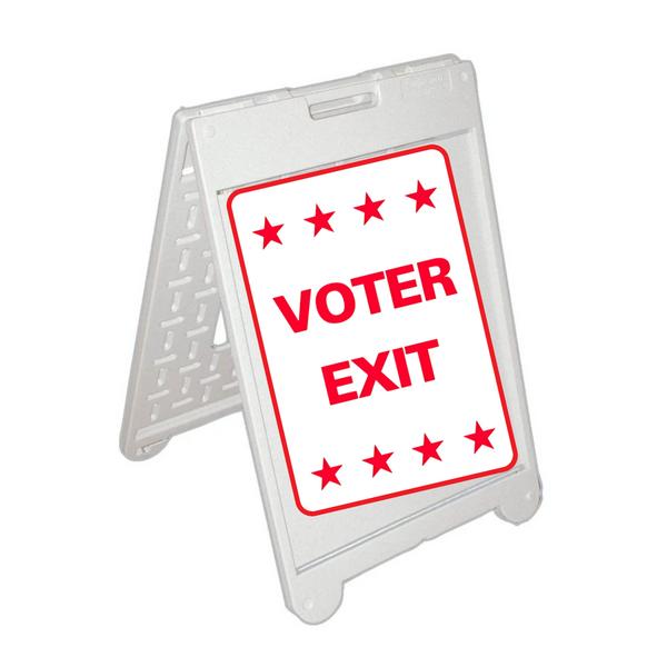 VOTER EXIT Medium A-Frame Sign SG-216C