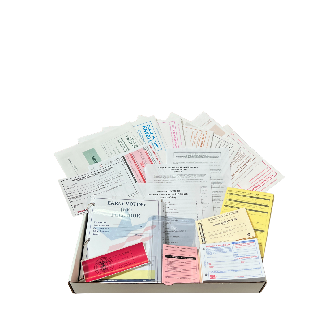 Precinct Kit with Electronic Poll Book For Early Voting PK-4010 EPB EV