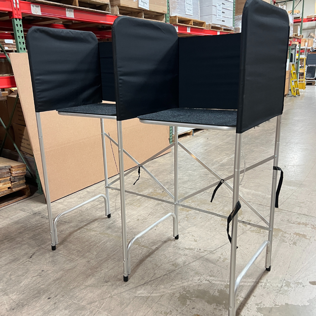 USED Select One Piece Double Station Side by Side Voting Booth (VB-B200USED)