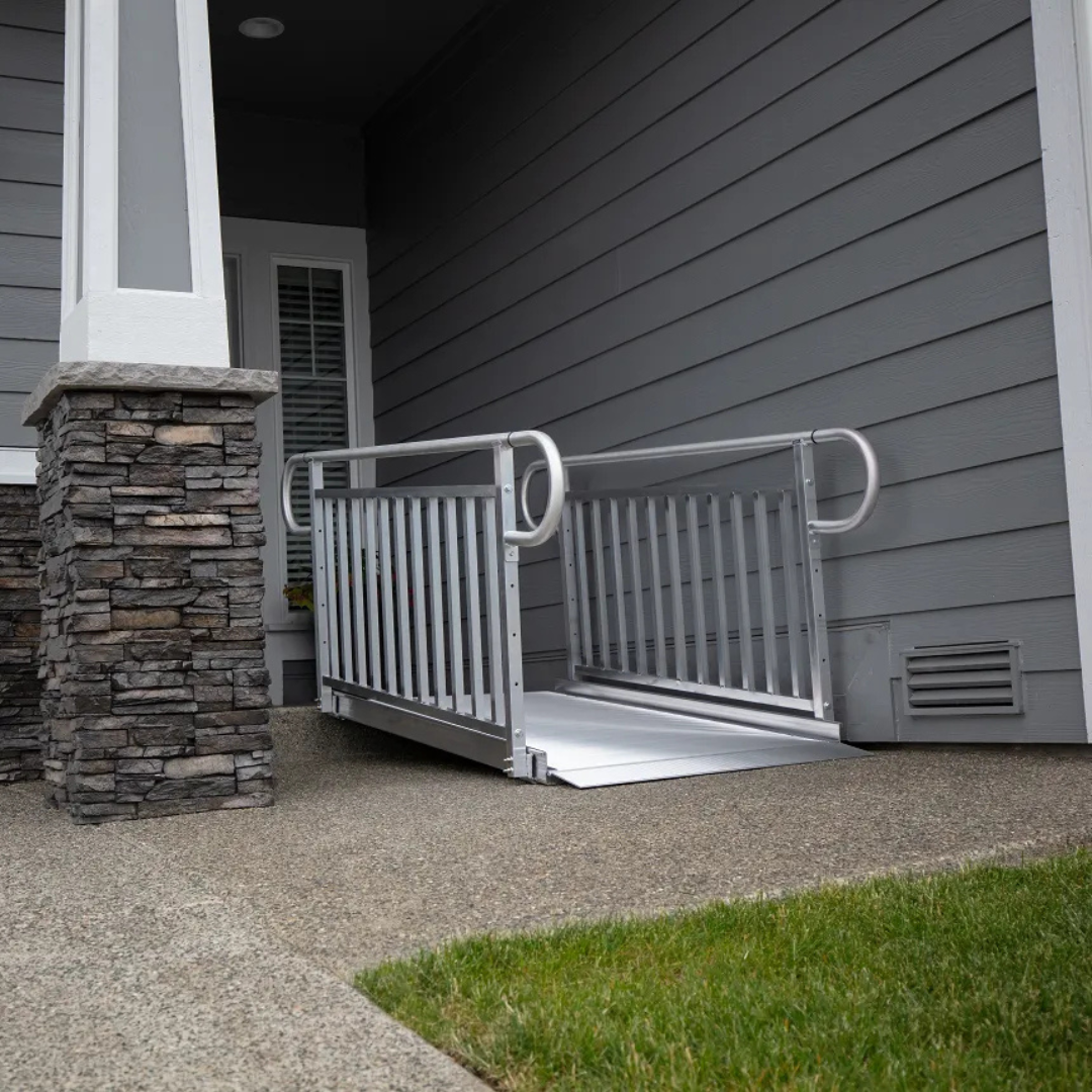 8' Ramp, Pathway Classic Series with Handrails (VA-137)