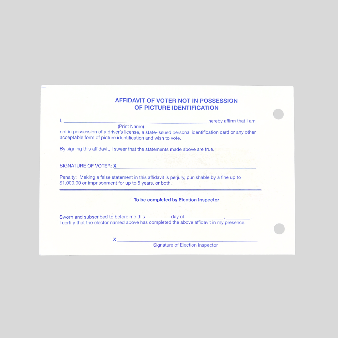 Application to Vote (FM-901)