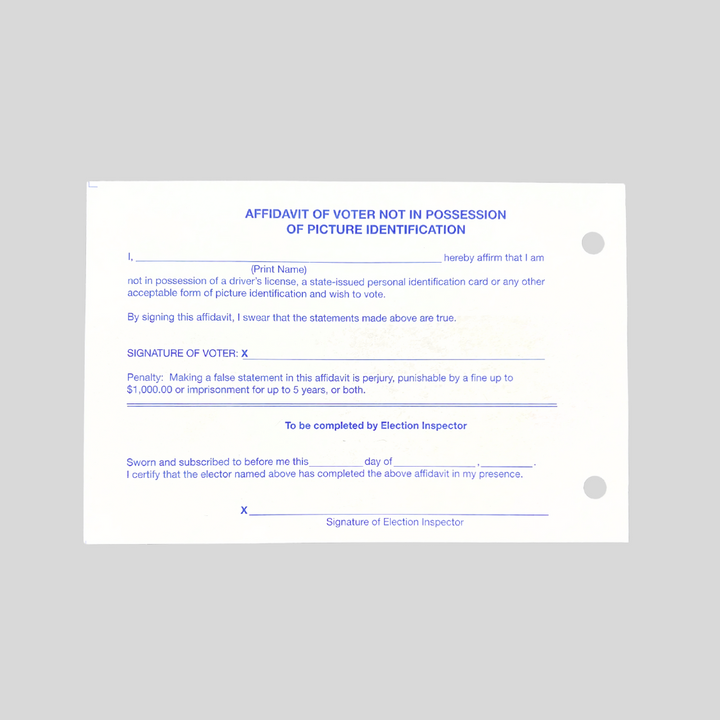 Application to Vote (FM-901)