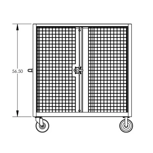 Large Steel Security Cart CT-603066