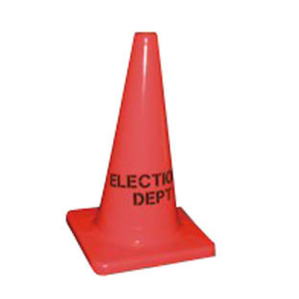 12 Inch Elections Dept Traffic Cone - 6 PACK