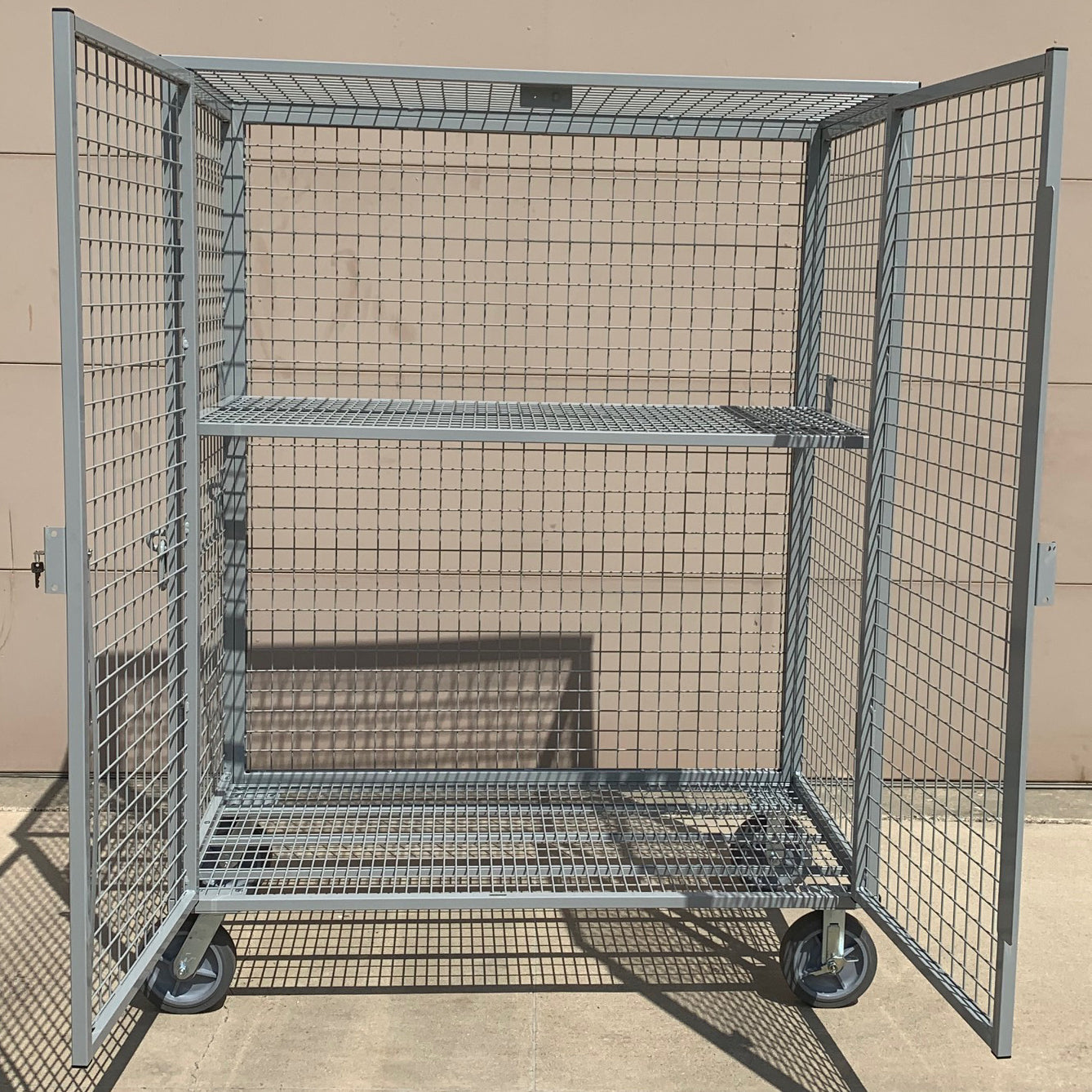 Large Steel Security Cart