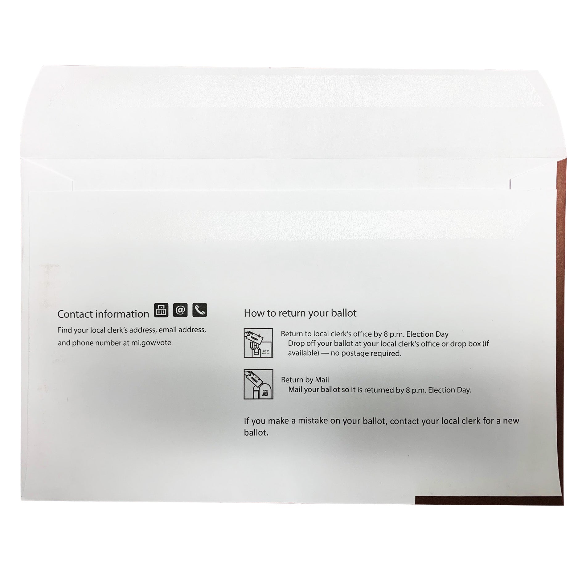 Absent Voter Outgoing Envelope (Airmail)