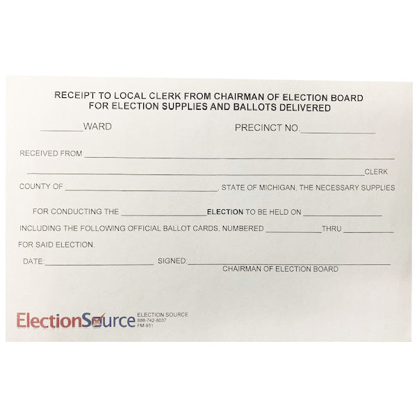 Recibo al secretario local