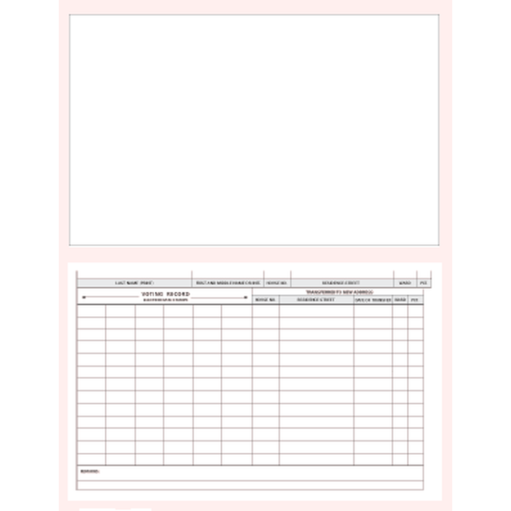 Tarjeta maestra de registro QVF NO PUNCHING-FM 135