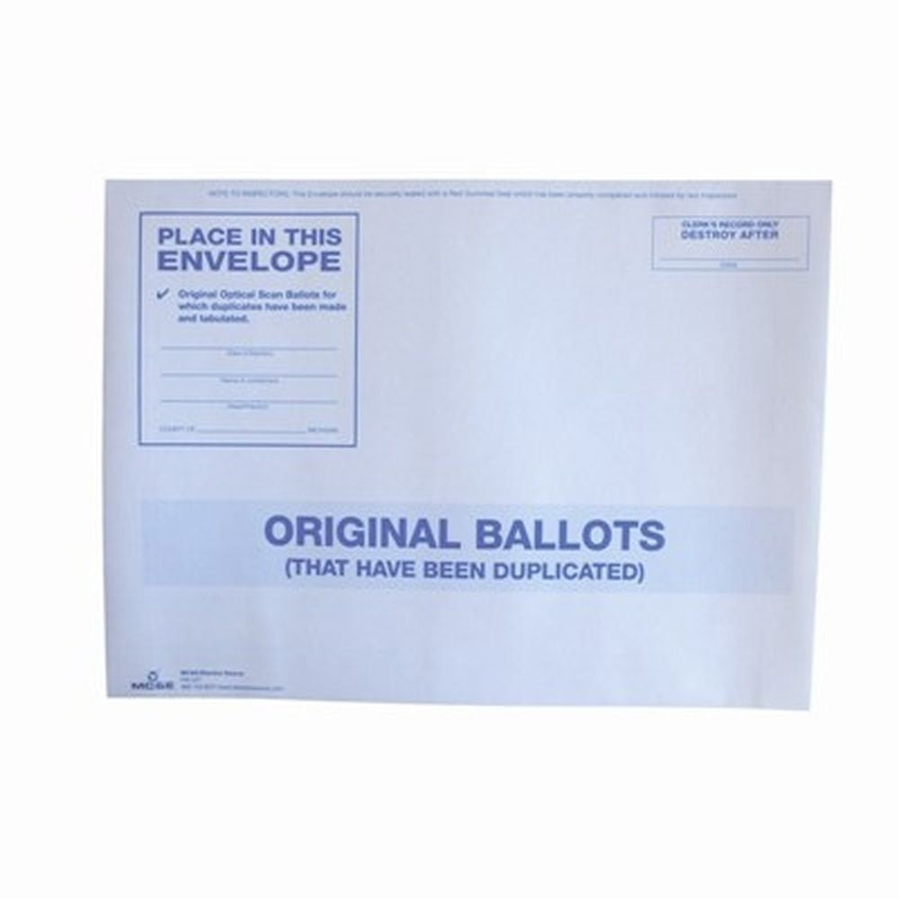 Original Ballots, White Envelope