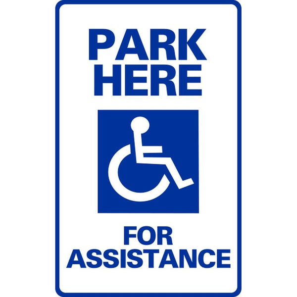 Park Here For Assistance SG-106F