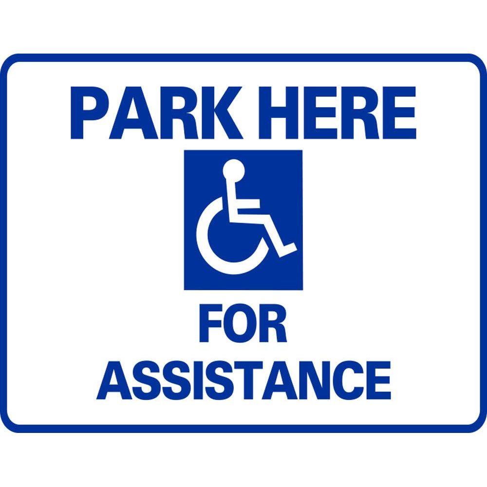 Park Here For Assistance SG-106G