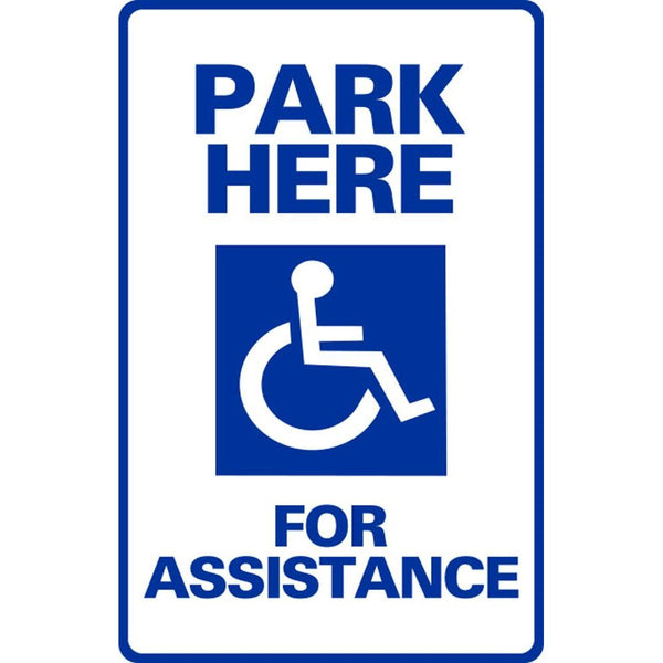 Park Here For Assistance SG-106H