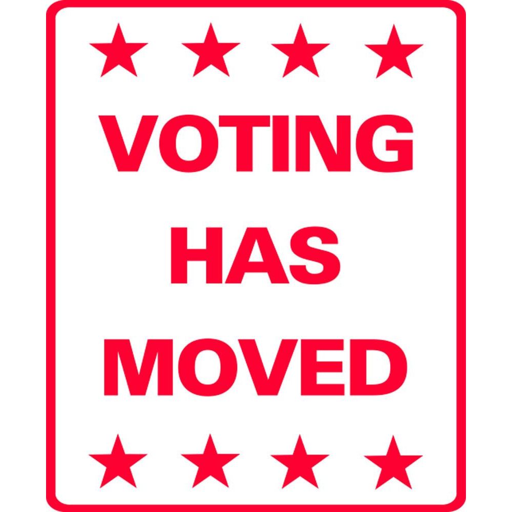 Voting Has Moved SG-206C