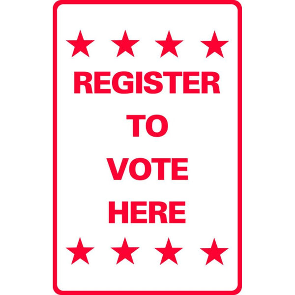 Register to Vote Here SG-211H