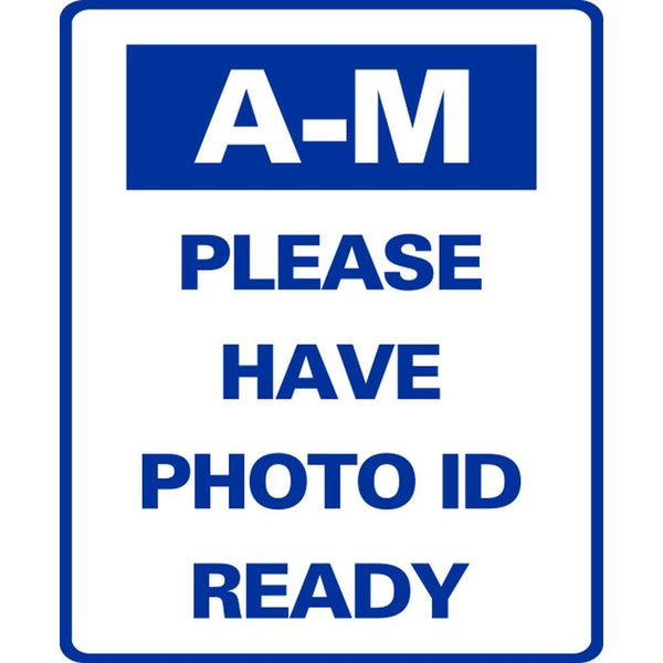 A-M PLEASE HAVE PHOTO ID READY SG-316C