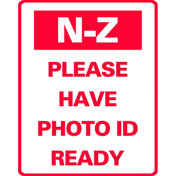 N-Z PLEASE HAVE PHOTO ID READY SG-317J